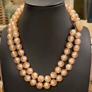 Japan Elegant Moonglow Lucite Necklace